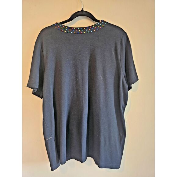 Breckenridge Grandma Core, embellished parrot, XL, Beaded shirt - Picture 2 of 8